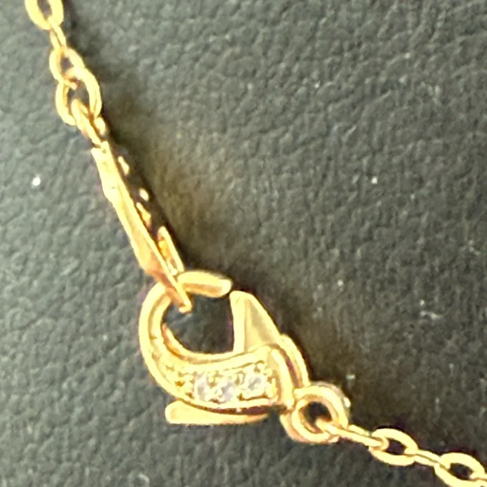 (25)Nadri NEW CZ Pineapple Necklace